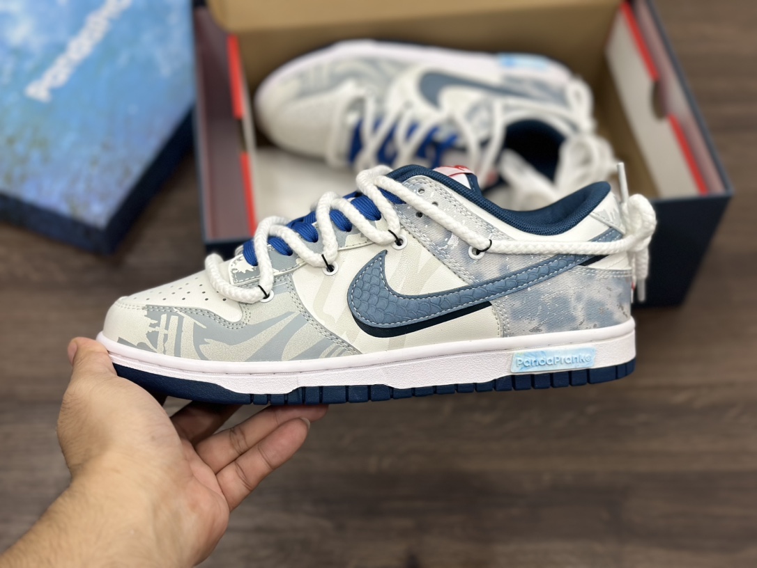 Nike SB dunk Low 双勾 鱼鳞纹绑带 低帮休闲运动滑板板鞋SS DD1391-400