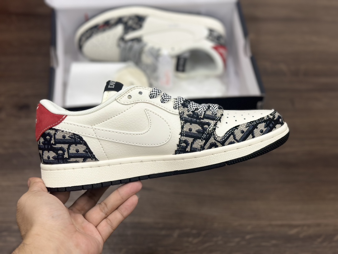 Nike Air Jordan 1 Low 迪奥 倒钩乔1低帮篮球鞋 XY2688-108