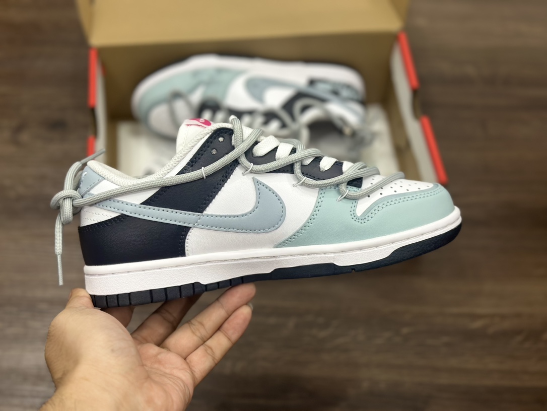 Nike SB dunk Low 绑带 双勾低帮休闲运动滑板板鞋 FB9109-401