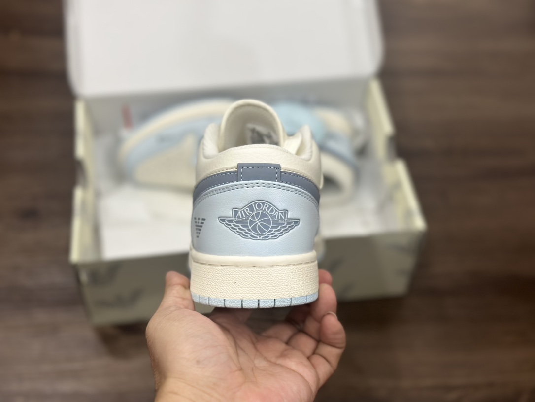 Air Jordan 1 Low AJ1 DIY 白蓝 低帮休闲板鞋 WG8850-012