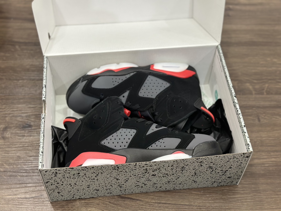 Air Jordan AJ6 Retro ”Carmine”乔6 黑灰红 篮球鞋 CT8529-064