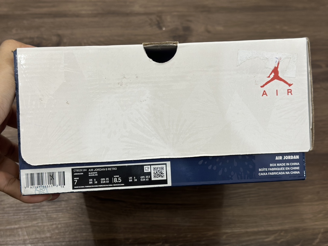 Air Jordan AJ6 Retro ”Carmine”乔6 白篮球鞋 CT8529-164