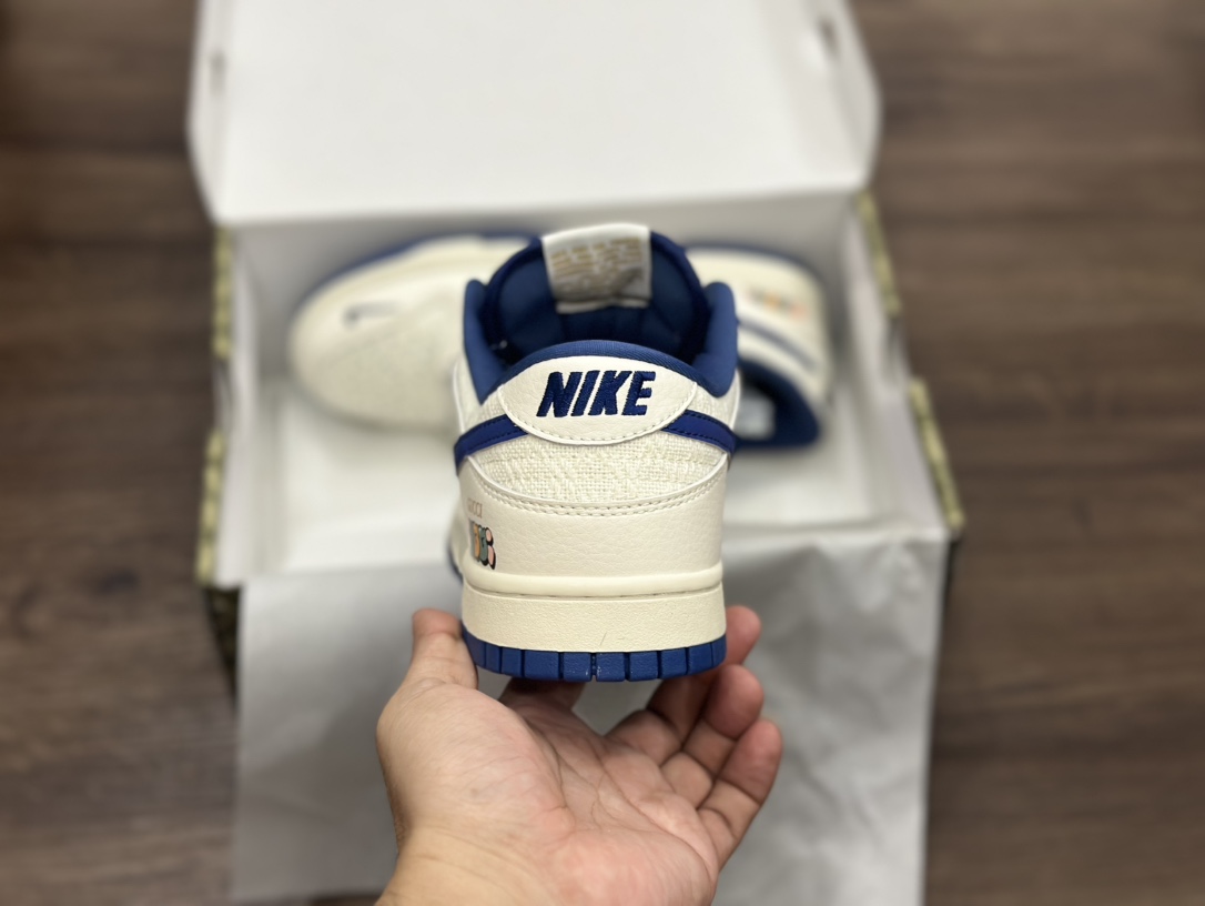 Nike SB dunk Low 白蓝 双勾 古驰 低帮休闲运动滑板板鞋 DQ1098-373