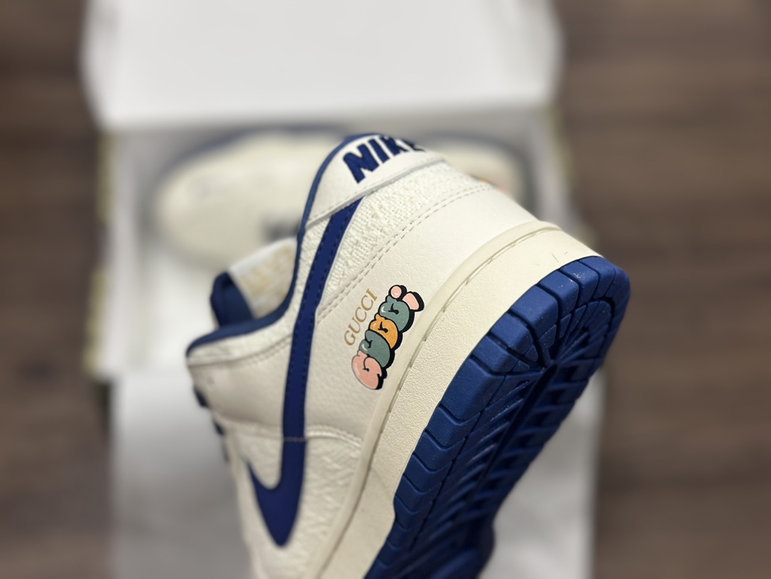 Nike SB dunk Low 白蓝 双勾 古驰 低帮休闲运动滑板板鞋 DQ1098-373