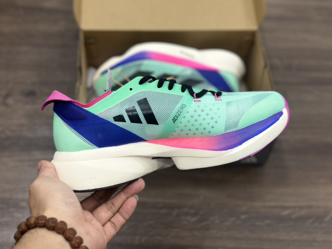 adid Adizero Adios Pro 3 舒适百搭减震防滑耐磨竞速跑鞋  GW4249