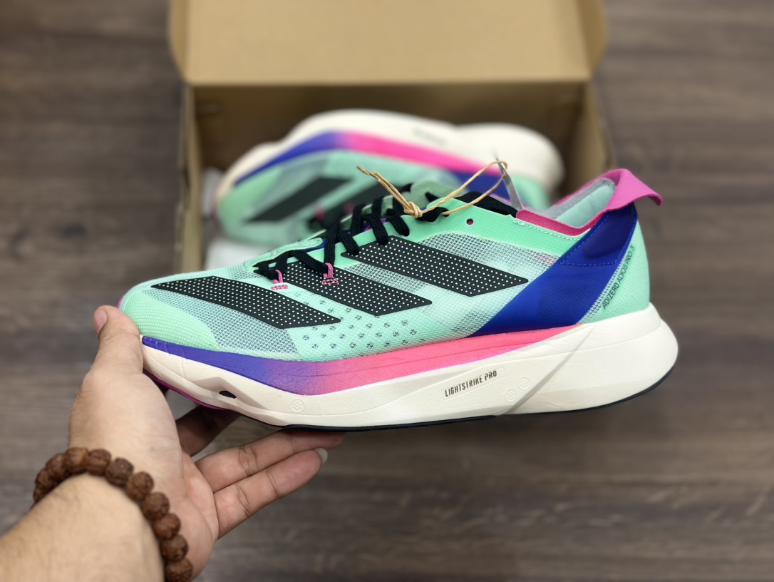 adid Adizero Adios Pro 3 舒适百搭减震防滑耐磨竞速跑鞋  GW4249