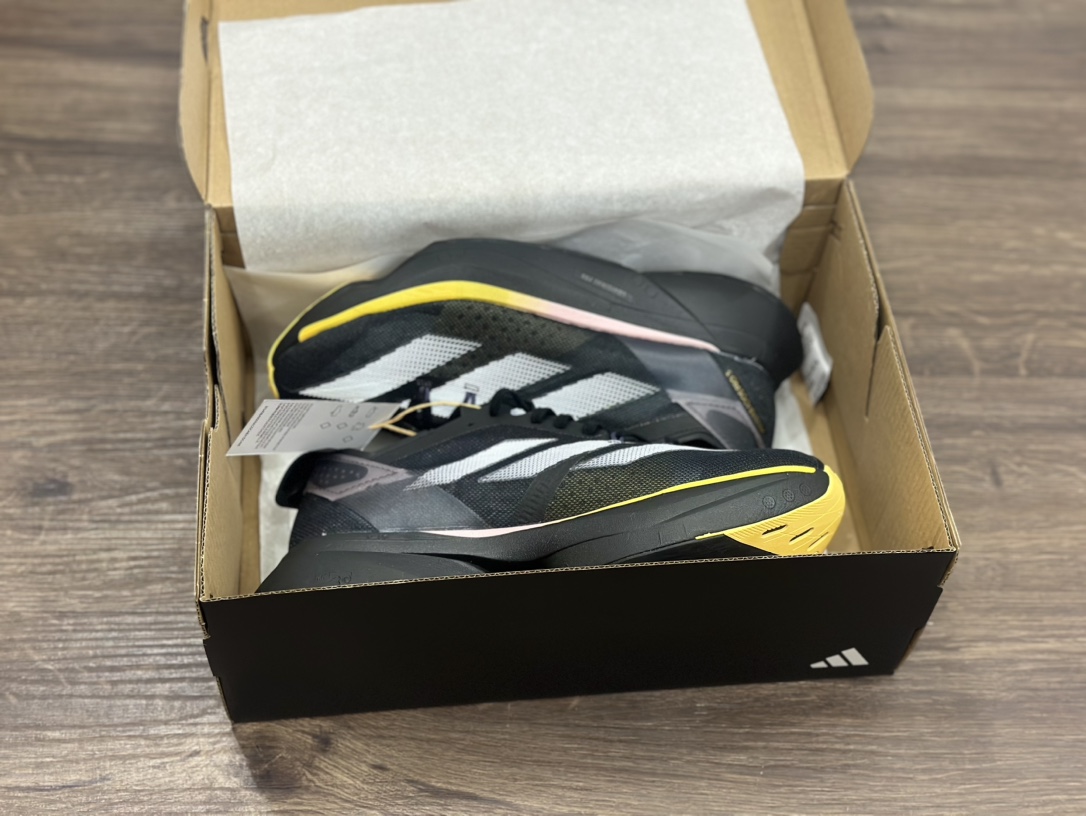 adid Adizero Adios Pro 3 舒适百搭减震防滑耐磨 低帮 碳板 马拉松跑步鞋  IG6431