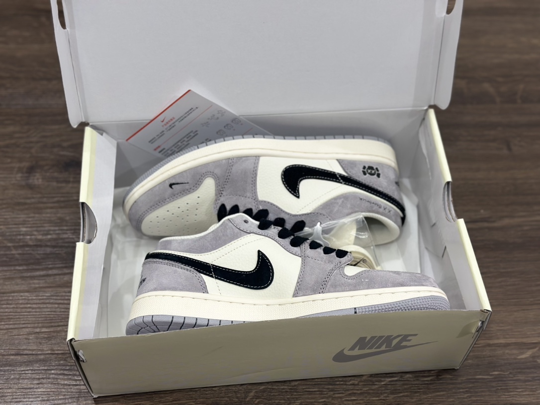 Nike Air Jordan 1 Low 白灰 xx 乔1低帮篮球鞋  SJ9950-015