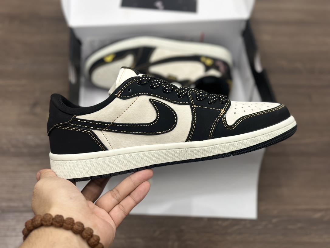 Nike Air Jordan 1 Low 黑悟空 倒钩 乔1低帮篮球鞋  CH6336-012