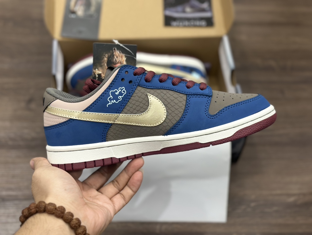 Nk Dunk Low 游戏主题 黑神话悟空 祥云龙纹 解构复古低帮休闲板鞋  DV2433-109