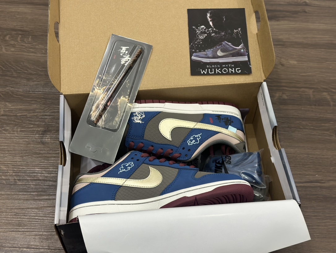 Nk Dunk Low 游戏主题 黑神话悟空 祥云龙纹 解构复古低帮休闲板鞋  DV2433-109