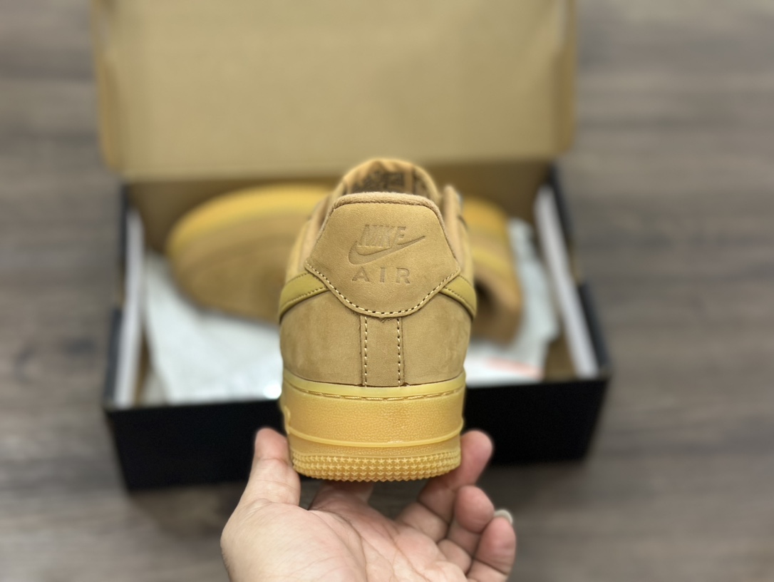 NK Air Force 1 Low 07 LV8 ”Wheat Flax” 空军一号低帮 小麦色 麂皮  CJ9179-200
