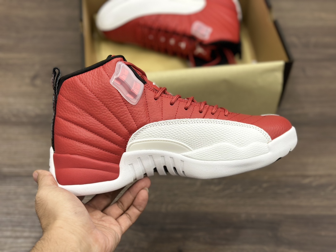 Air Jordan 12 ”Wolf Grey” AJ12 乔丹12代白红 130690-600