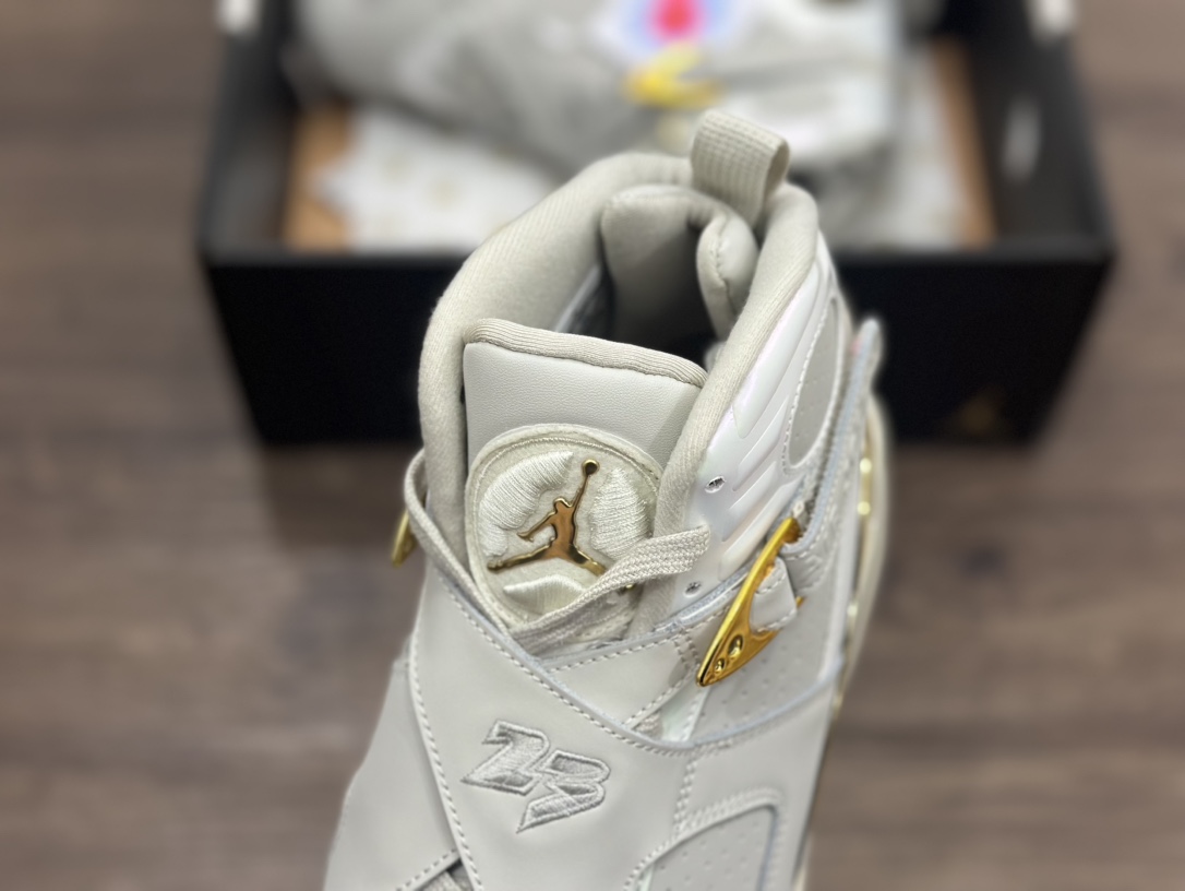 Air Jordan 8 Retro ”Champagne” AJ8乔丹8代冠军奖杯 白金  832821-030