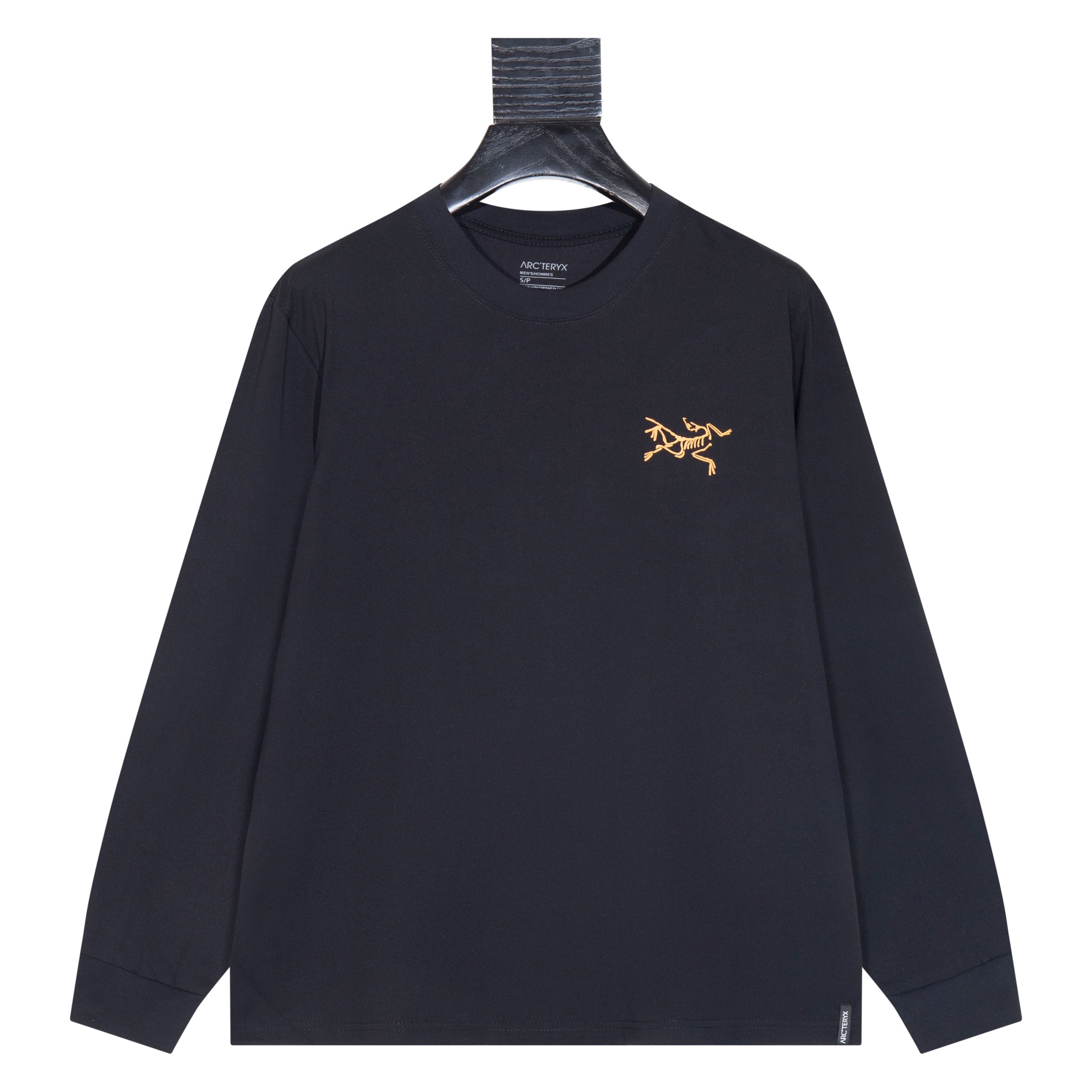 Versión alta de tela de doble hilo de 270 g l, serie Arcteryx Cormac Logo LS Camiseta de manga larga con cuello redondo…