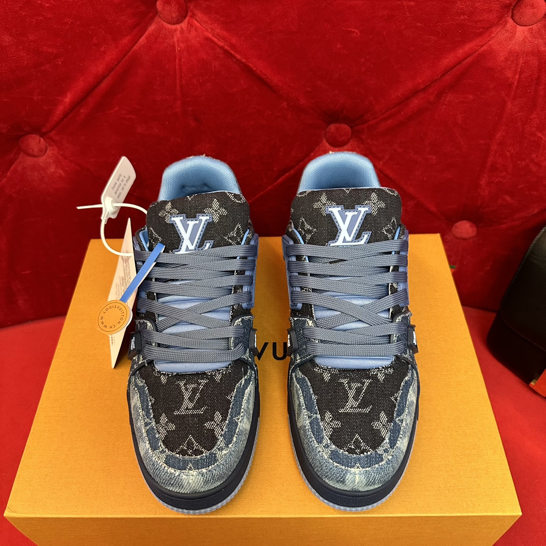 2023 Louis Vuitton LV Trainer! #54 series sneakers purchased from European agent for 1W! Disassembled and developed, wi…