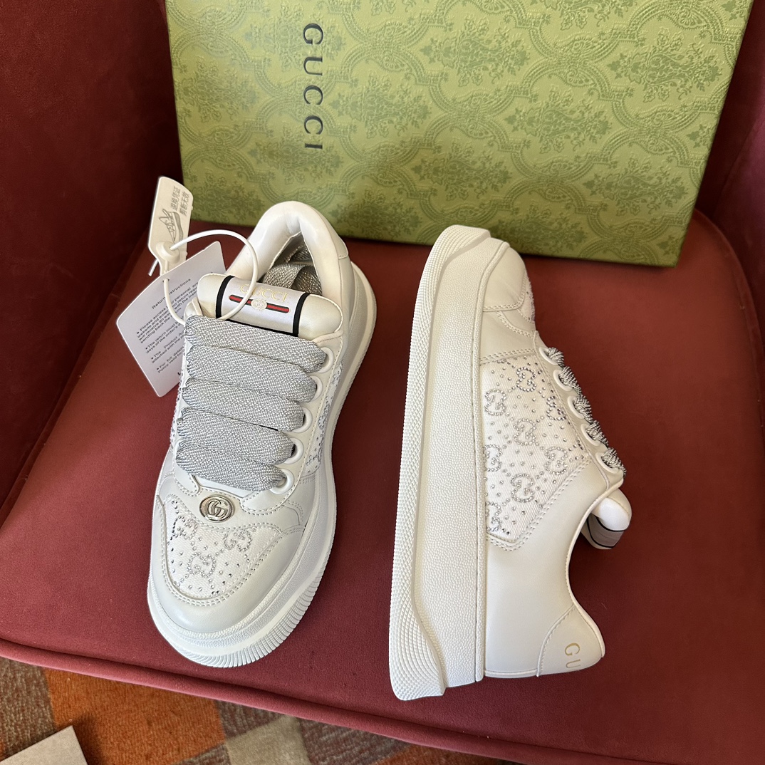 Gucci Zapatos Zapatillas de monopatín Zapatillas deportivas Calzado informal Cuero de vaca Tpu Casual