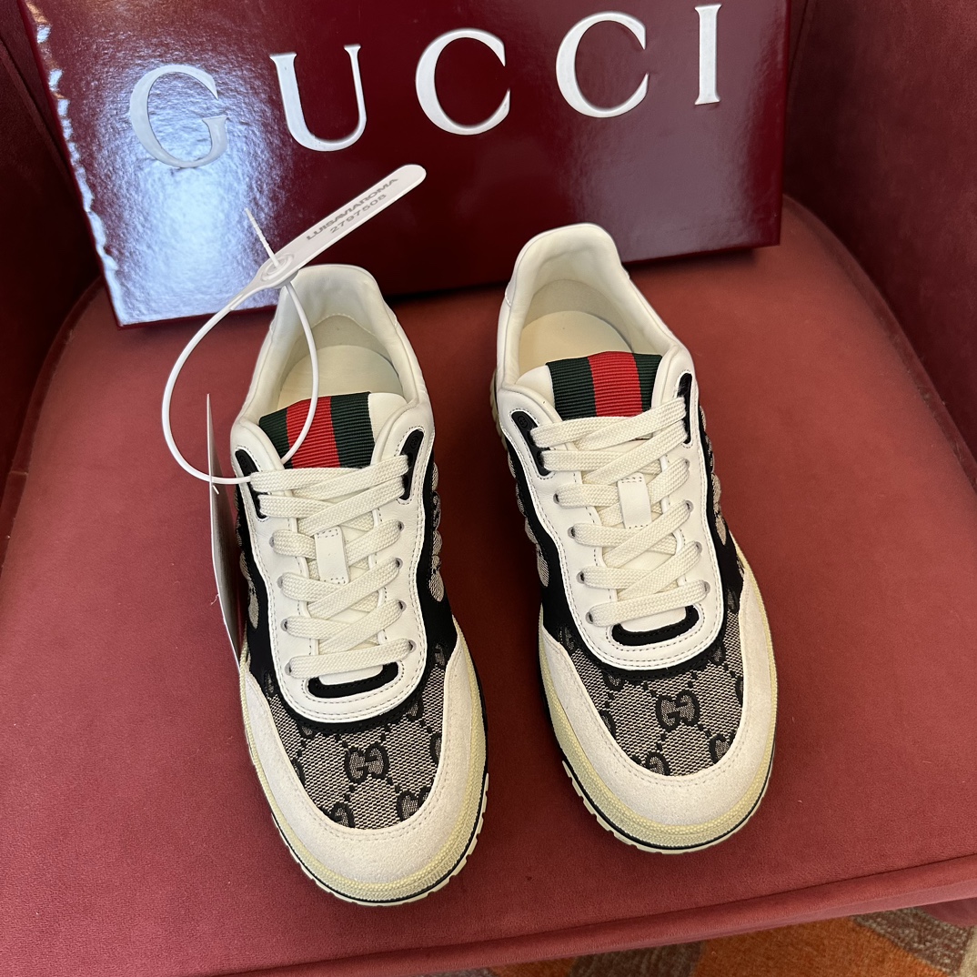 Gucci Zapatos Zapatillas de monopatín Zapatillas deportivas Blanco Cuero de vaca Casual