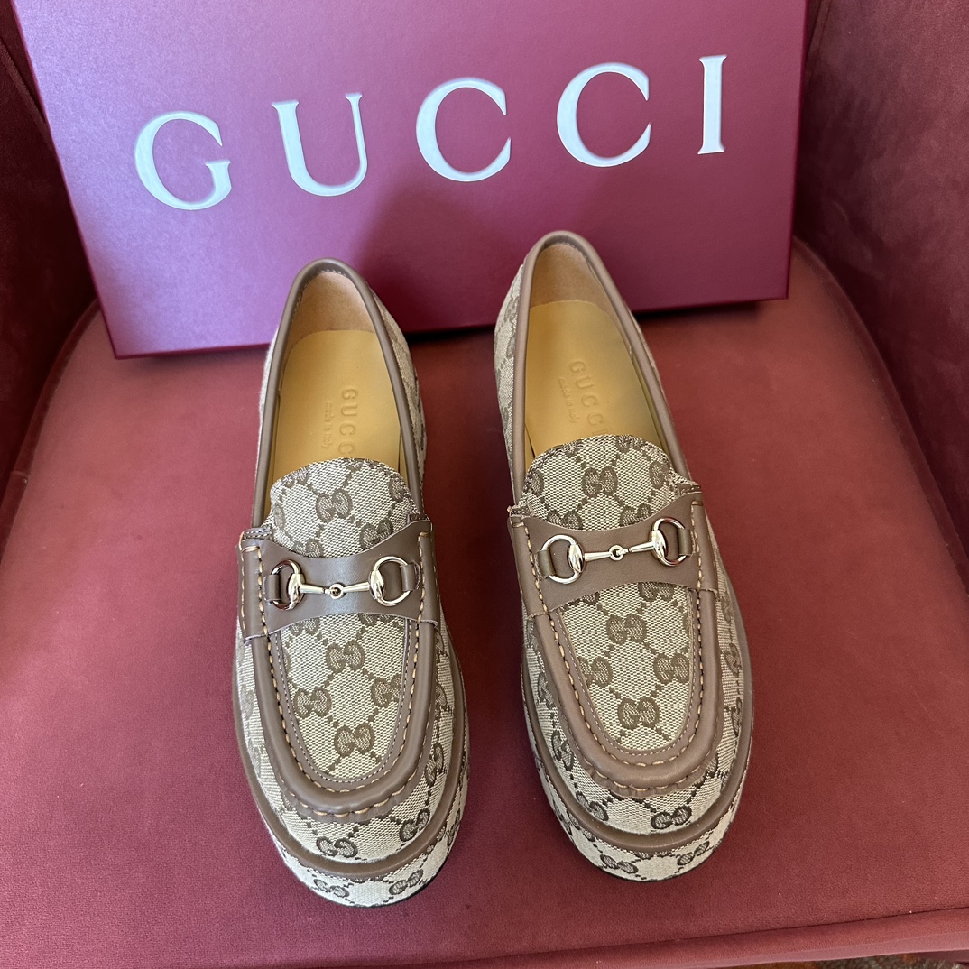 Venta
 Gucci AAA+
 Zapatos Loafers Calzado monocapa Cuero de vaca Dermis Tpu Colección primavera