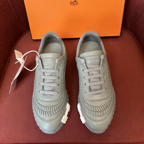 Hermès Bouncing Sneaker in Braided Calfskin with Contrasting Sole 1 Hermès Bouncing Sneaker in Braided Calfskin with Contrasting Sole