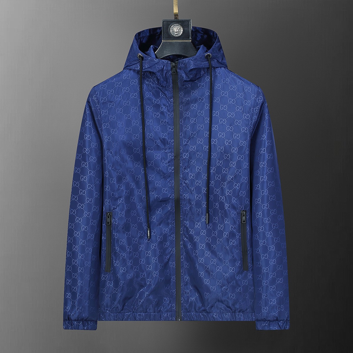 Chaqueta cortavientos con capucha nueva de principios de otoño 2024, sincronizada con la web oficial, con estampado clá…