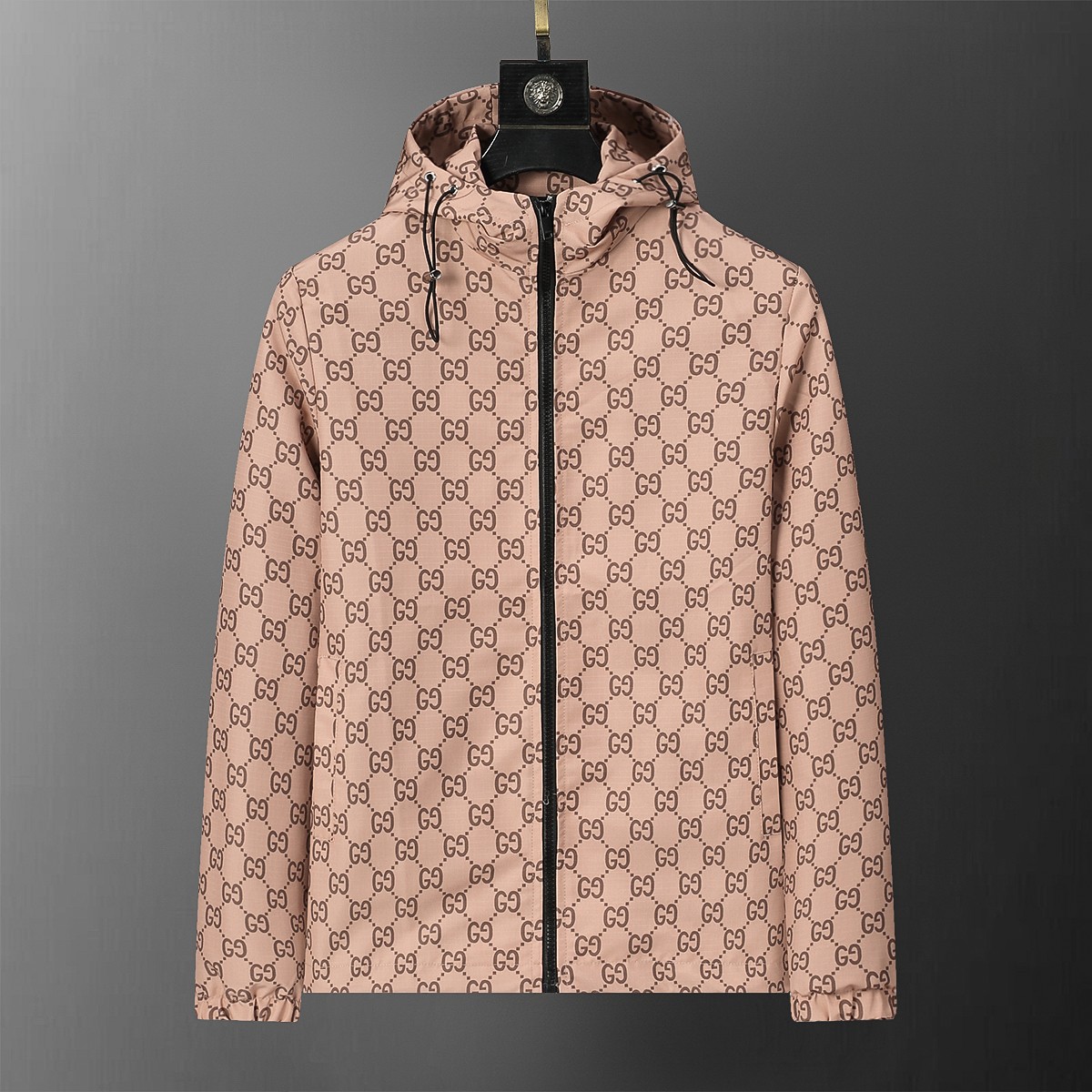 Nueva chaqueta cortavientos con capucha de principios de otoño 2024, sincronizada con la web oficial, estampado digital…