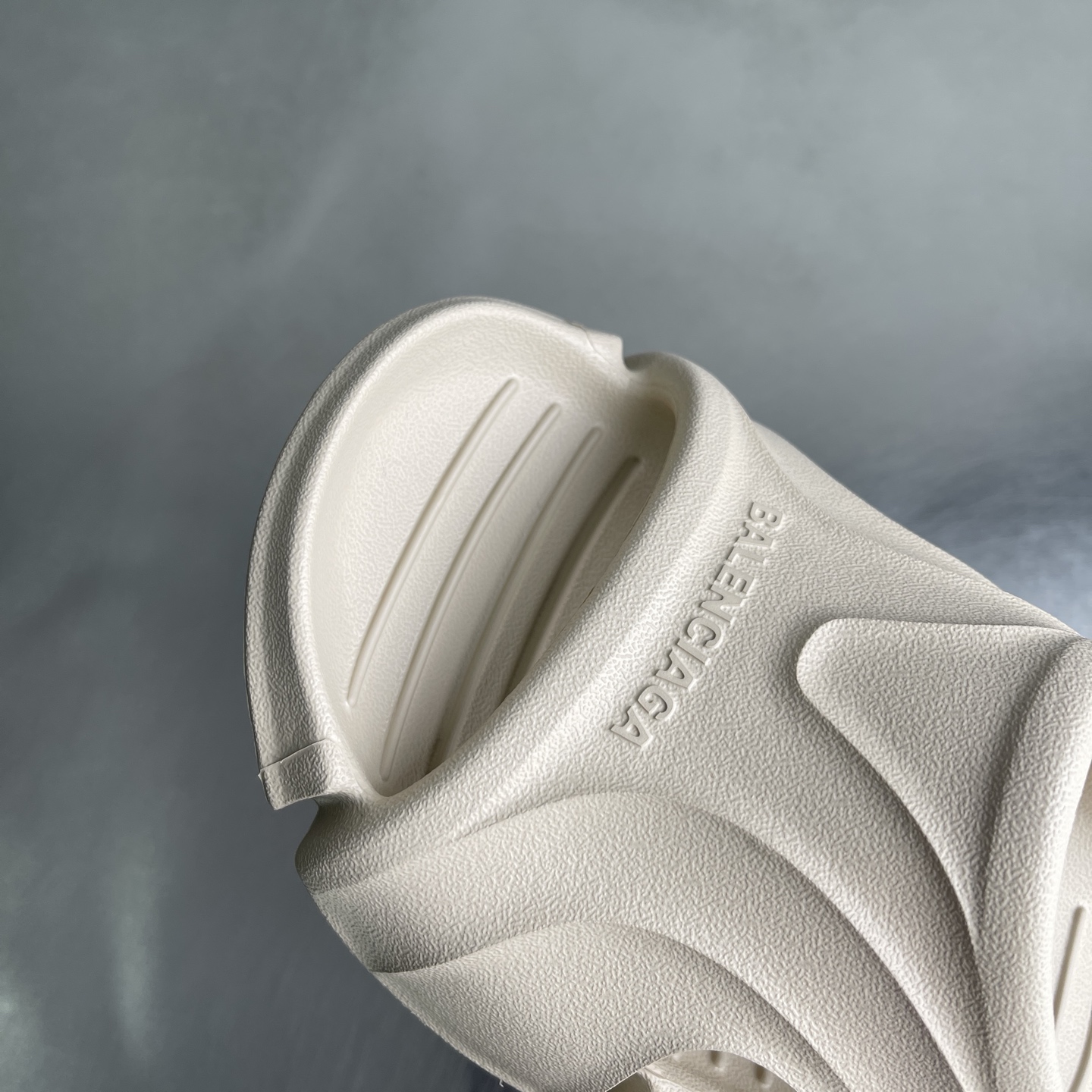 Balenciaga Sculpted Hollow Platform Slides