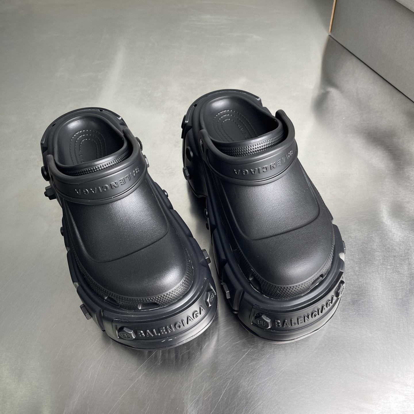 Balenciaga Platform Mechanic Crocs Clogs