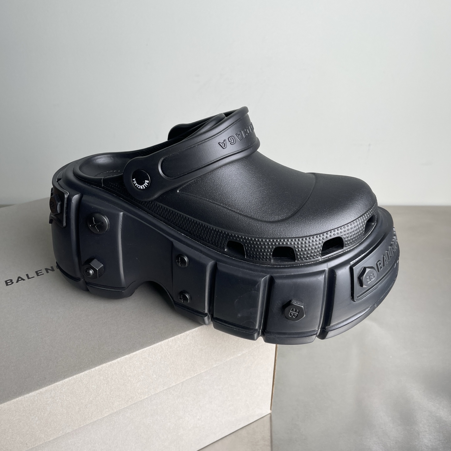 Balenciaga Platform Mechanic Crocs Clogs