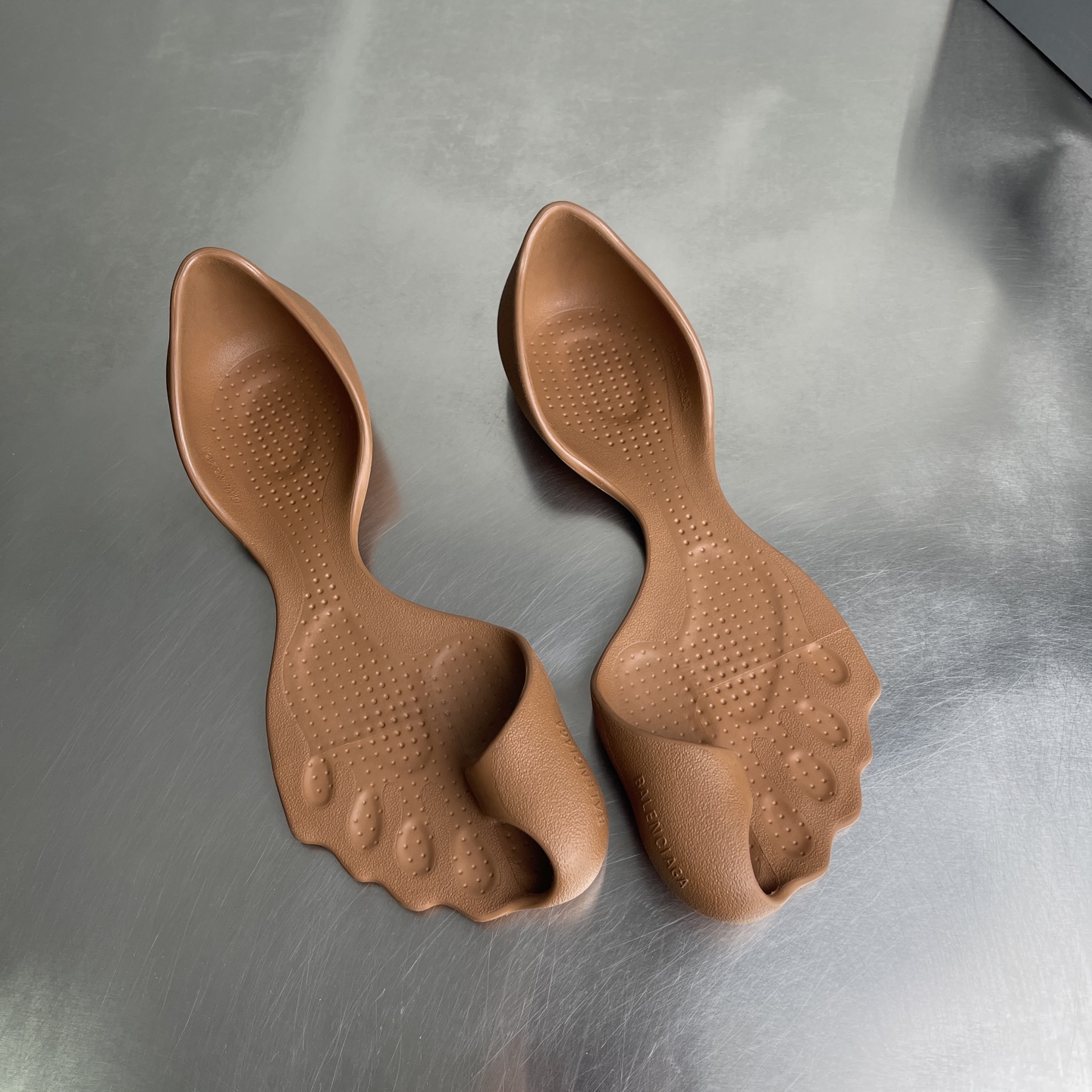 Balenciaga Sculpted Foot Shape Slide Sandals