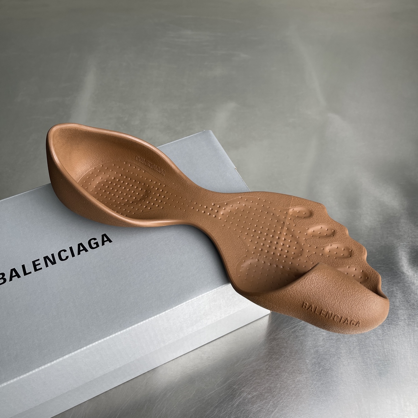Balenciaga Sculpted Foot Shape Slide Sandals