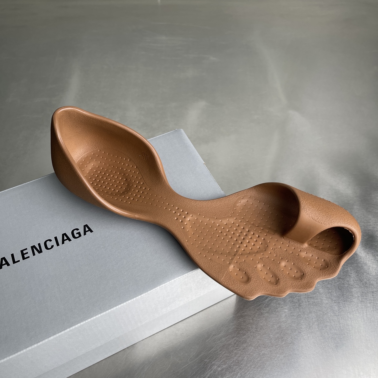 Balenciaga Sculpted Foot Shape Slide Sandals