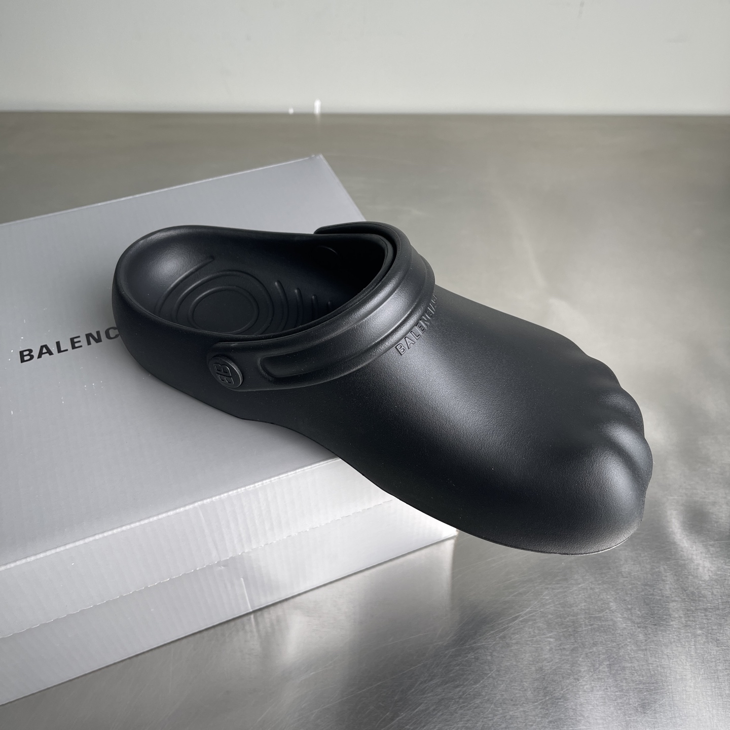 Balenciaga Sculpted Toe Slip-On Clogs