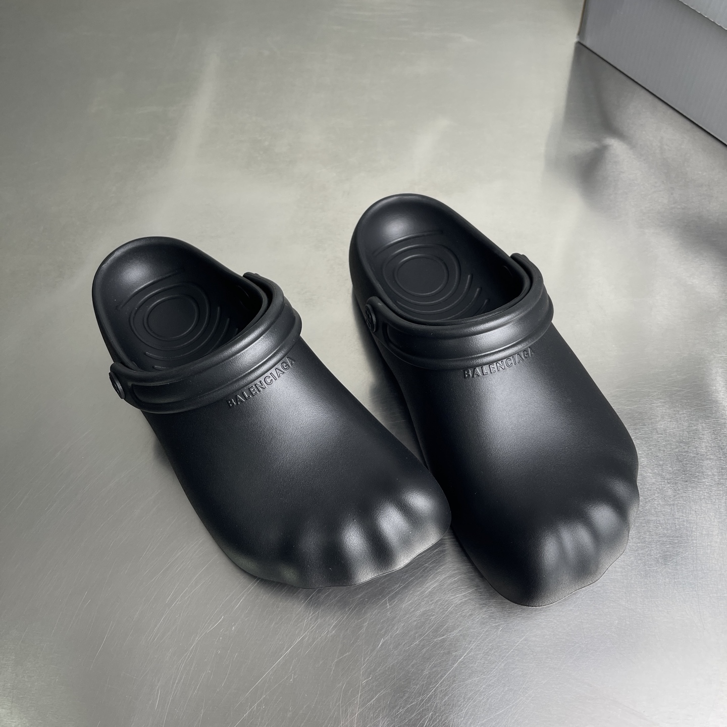 Balenciaga Sculpted Toe Slip-On Clogs