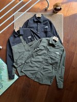 The North Face Clothing Shirts & Blouses Black Green Casual