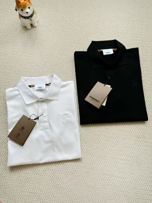 Burberry Men's Polo Shirt Short Sleeve Turn-Down Collar Classic Fit Premium 1 Burberry Men's Polo Shirt Short Sleeve Turn-Down Collar Classic Fit Premium