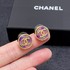 Chanel Jewelry Earring Yellow Brass Fashion