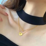 Celine Sale
 Jewelry Necklaces & Pendants Yellow Engraving Casual