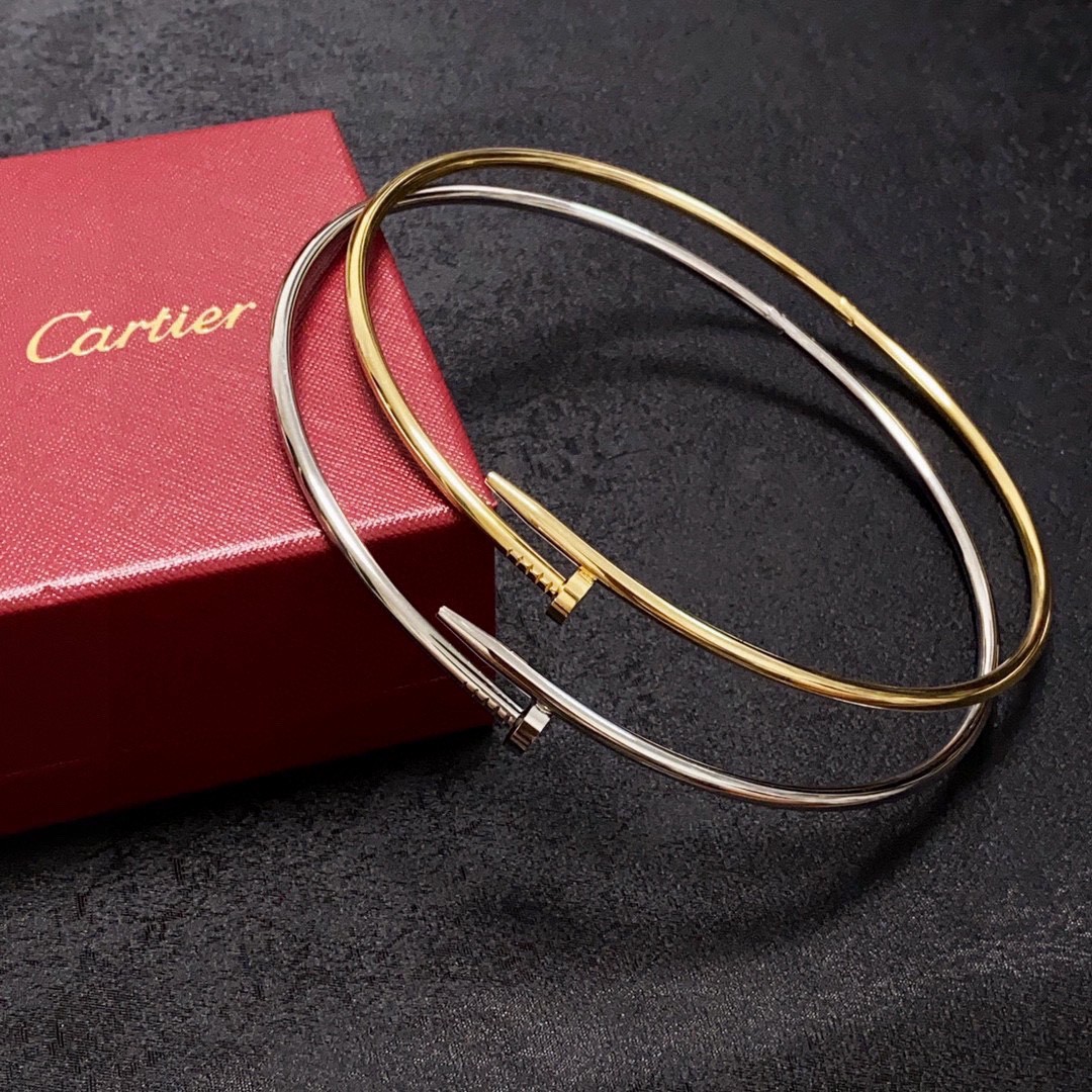 今年新款Cartier卡地亚钉子无钻项圈项链24K精钢保色项链小红书推荐爆款最新款卡地亚精钢超个性百搭款