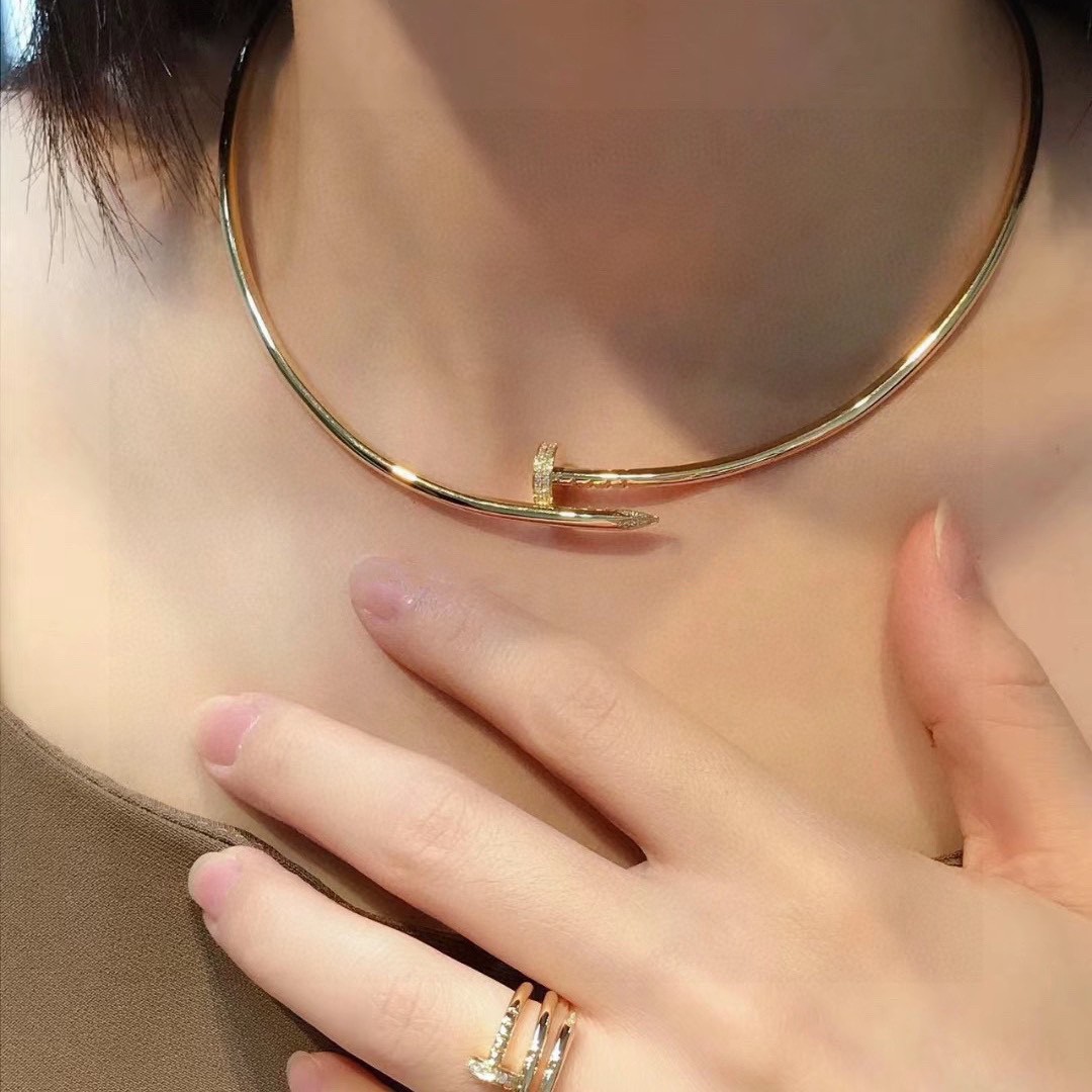 Cartier Joyas Collar Incrustados con diamantes Fashion