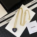 Chanel Bijoux Colliers & Pendentifs Bleu Denim bleu Collection printemps – été Vintage La chaîne