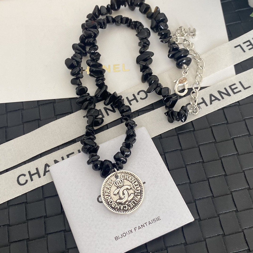 Chanel Joyas Collar Negro