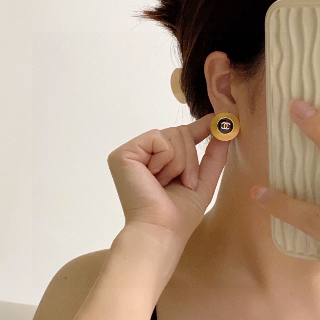 Chanel Jewelry Earring Find replica
 Yellow Brass Fashion
