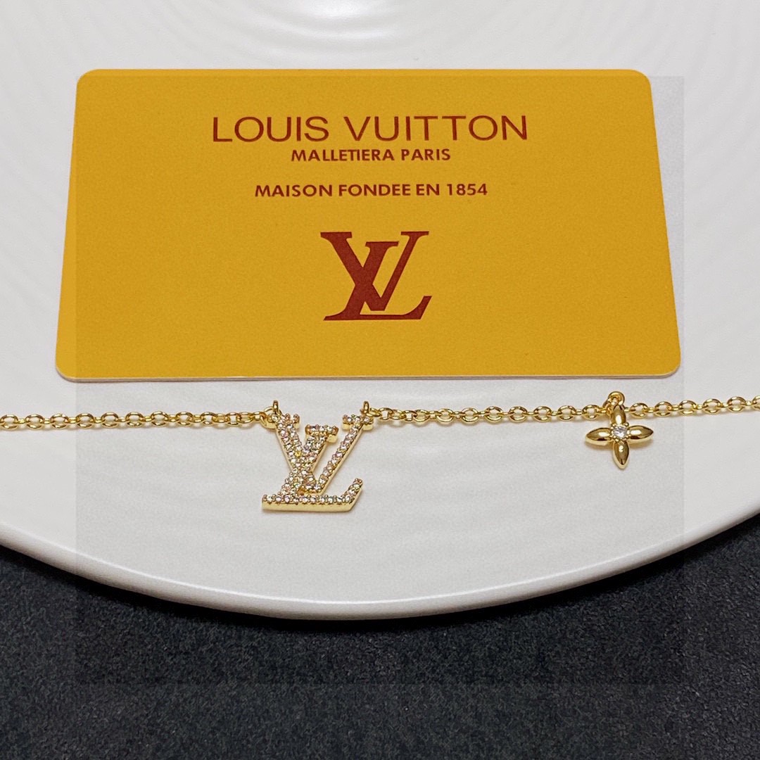 Louis Vuitton Pavé Logo Necklace - Comprehensive 5