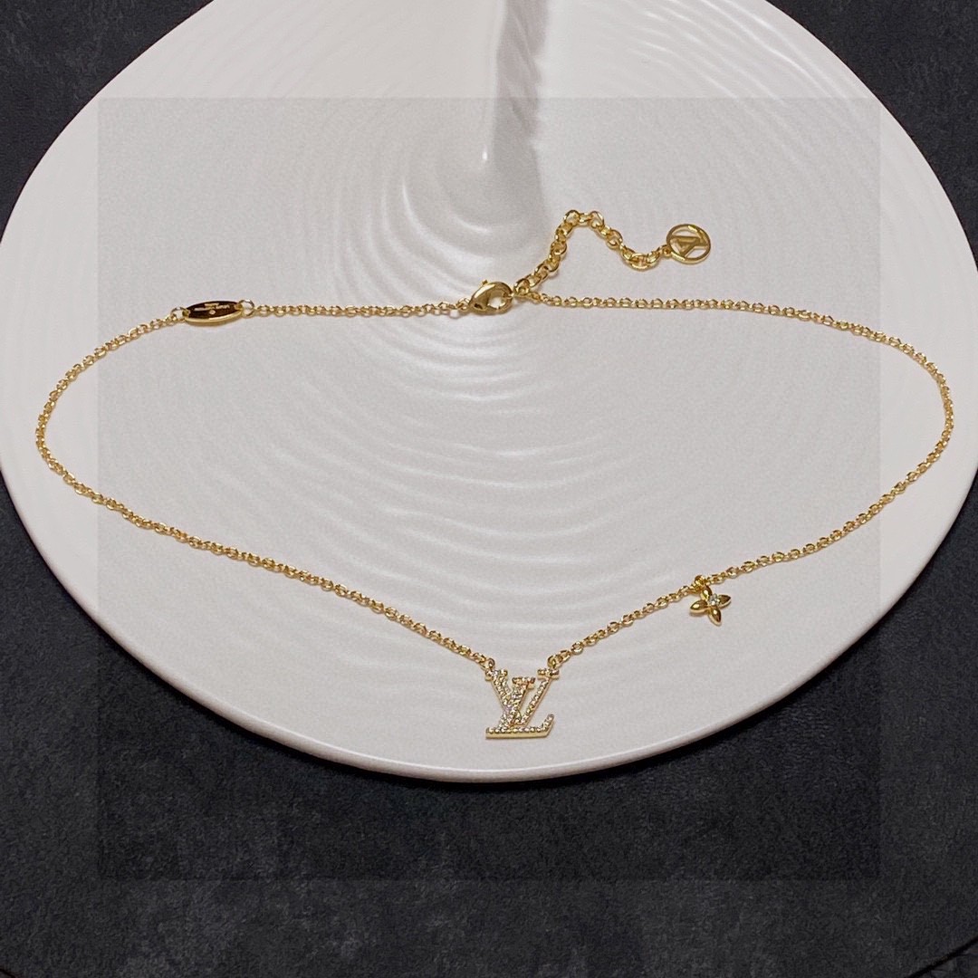 Louis Vuitton Pavé Logo Necklace - Comprehensive 2