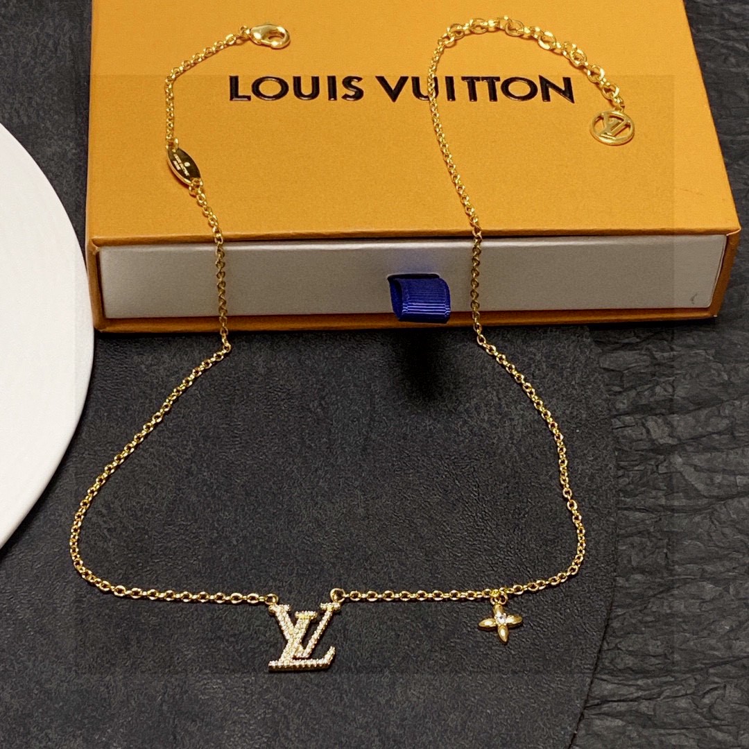 Louis Vuitton Pavé Logo Necklace - Comprehensive 7