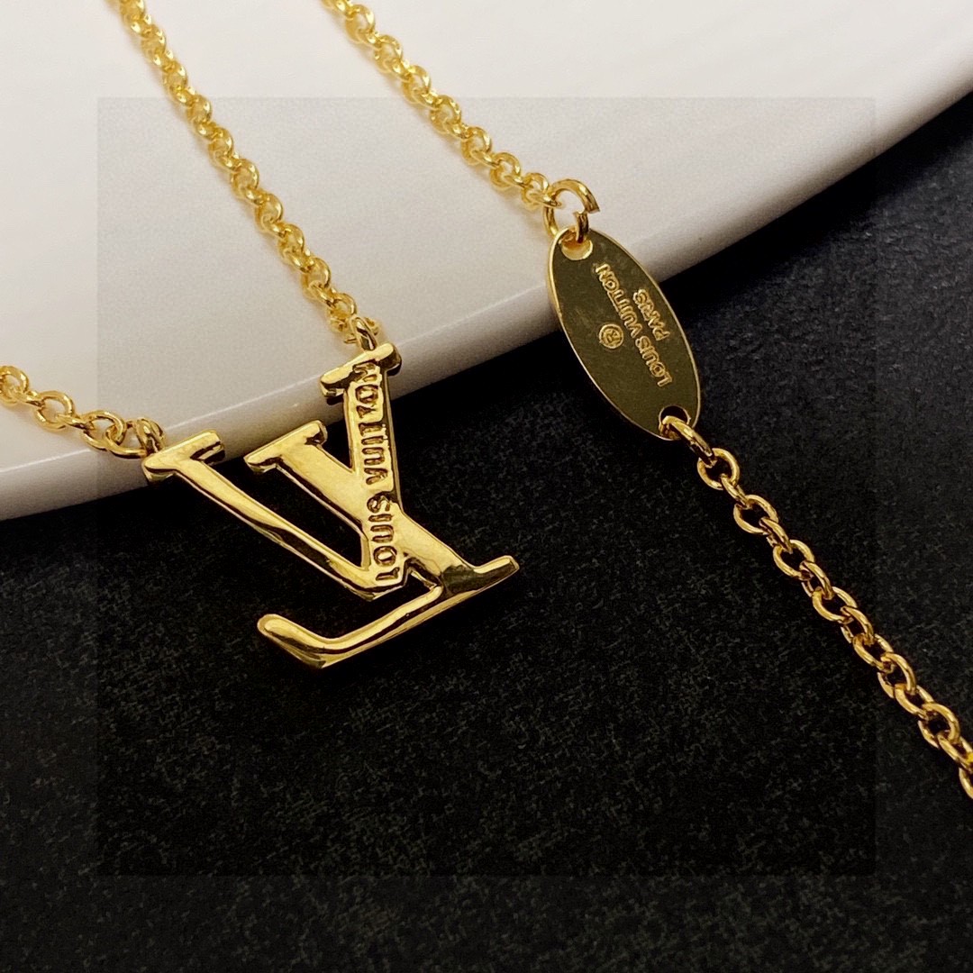 Louis Vuitton Pavé Logo Necklace - Comprehensive 6