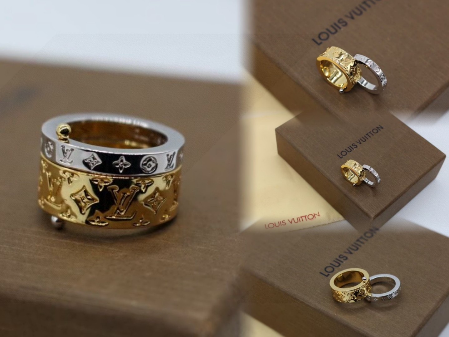 Louis Vuitton Two-Piece Ring Set - Comprehensive 2