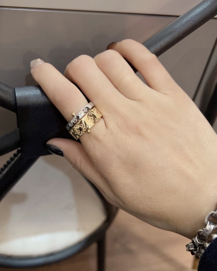 Louis Vuitton Two-Piece Ring Set - Comprehensive 5