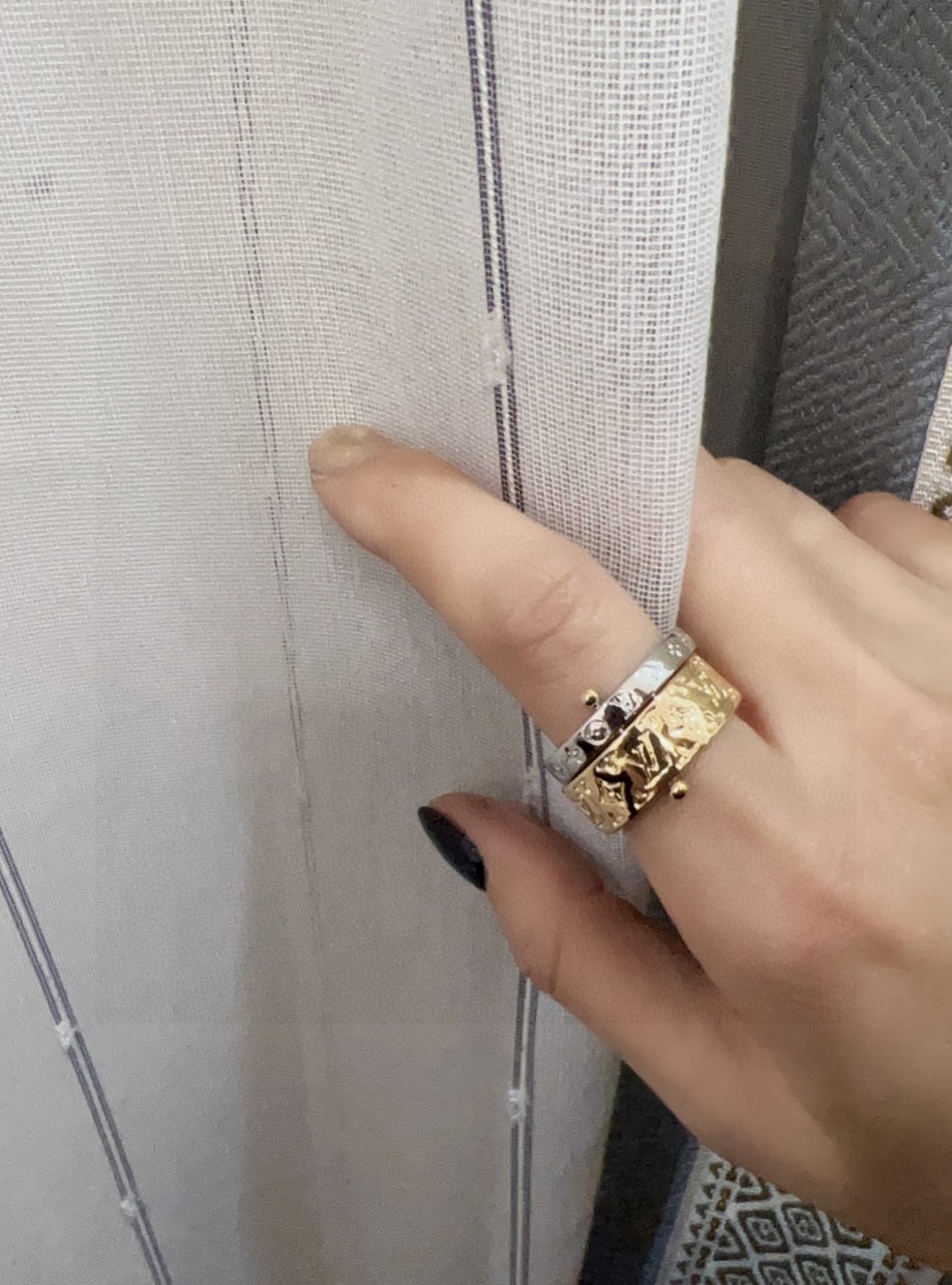 Louis Vuitton Two-Piece Ring Set - Comprehensive 8